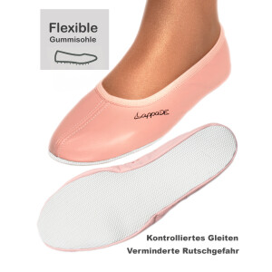 Gymnastikschuhe mit Gummisohle rosa Gr. 43