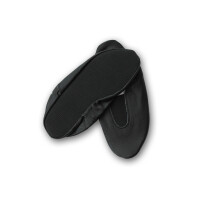 Schläppchen mit Gummisohle schwarz Gr. 43