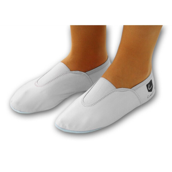 Gymnastikschuhe mit Gummisohle weiss Gr. 31