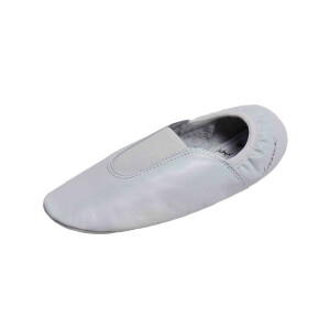 Gymnastikschuhe mit Gummisohle weiss Gr. 44