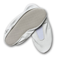 Gymnastikschuhe mit Gummisohle weiss Gr. 44