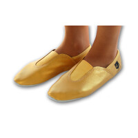 Gymnastikschuhe mit Gummipads gold Gr. 41