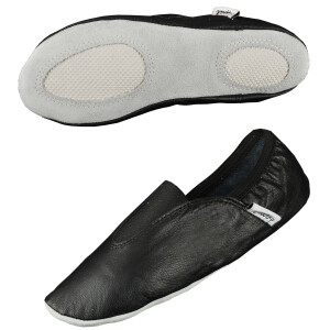 Gymnastikschuhe mit Gummipads schwarz Gr. 43