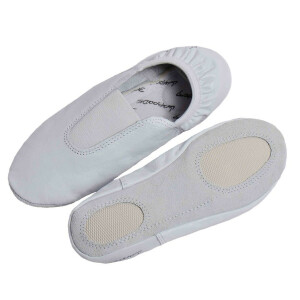 Schläppchen mit Gummipads weiß (2) Gr. 45