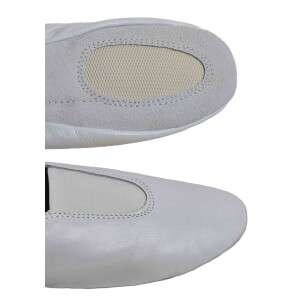 Schläppchen mit Gummipads weiß (2) Gr. 45