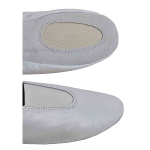 Schläppchen mit Gummipads weiß (2) Gr. 29