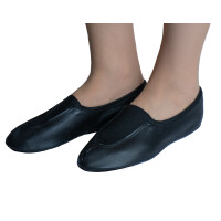 Voltigierschuhe Gymnastikschuhe mit Gummisohle schwarz