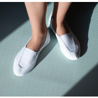 Voltigierschuhe Gymnastikschuhe mit Gummisohle weiß Gr. 30