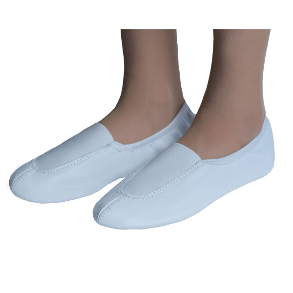 Voltigierschuhe Gymnastikschuhe mit Gummisohle weiß Gr. 35