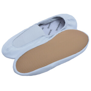 Voltigierschuhe Gymnastikschuhe mit Gummisohle weiß Gr. 35