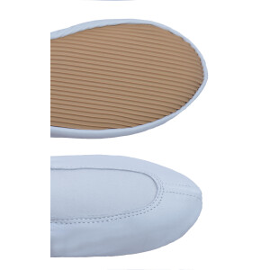 Voltigierschuhe Gymnastikschuhe mit Gummisohle weiß Gr. 39