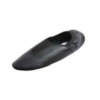 Lappade Gymnastikschuhe Ballettschläppchen Gymnastik Aerobic Tanzschuhe Ballet Schläppchen mit Gummisohle schwarz Gr. 27